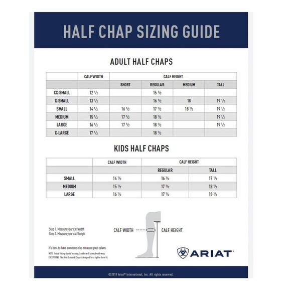 Ariat half chaps ST black leather quilted comfort fit stretch riding small tall - Picture 14 of 14